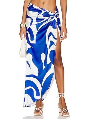 SNDYS Kai Skirt in Blue Swirl small, xs